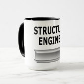 Structureel ingenieurspam mok (Voorkant links)