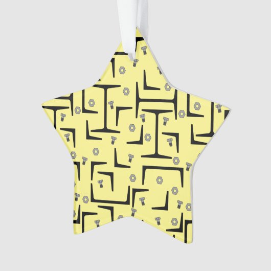 Structureel stalen patroon ornament (voorkant)