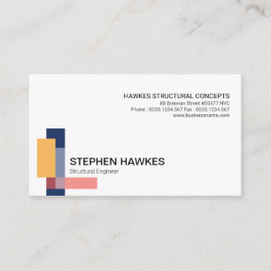 Structurele bouwsteenkolommentechniek visitekaartje
