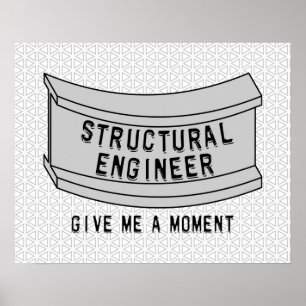 Structurele-engineeringbundelmoment Poster
