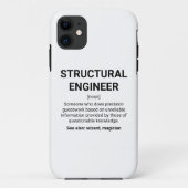 Structurele engineeringdefinitie in Noun Case-Mate iPhone Case (Achterkant)