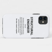 Structurele engineeringdefinitie in Noun Case-Mate iPhone Case (Achterkant (horizontaal))