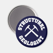 Structurele geoloog Magnet Magneet (Voorkant / Achterkant)