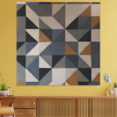 Structurele Harmonie Canvas Afdruk (Insitu (Woonkamer))