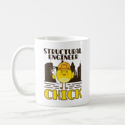 Structurele ingenieur Chick Civil Engineering Koffiemok (Links)