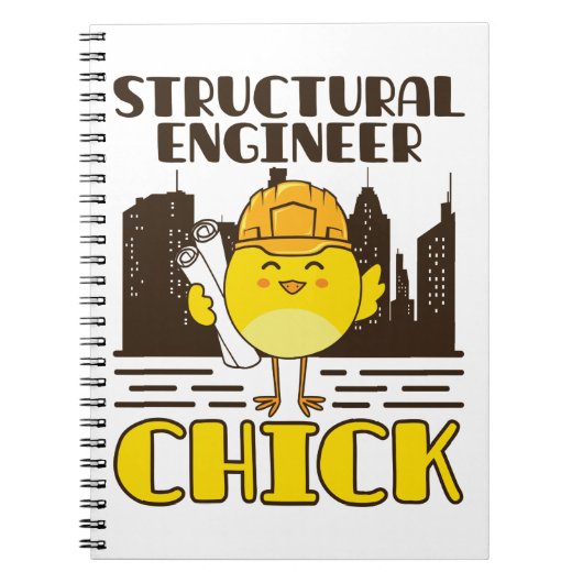 Structurele ingenieur Chick Civil Engineering Notitieboek (Voorkant)