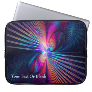 Structurele iridescentie laptop sleeve