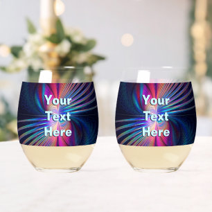 Structurele irrigatie wijnglas zonder voet