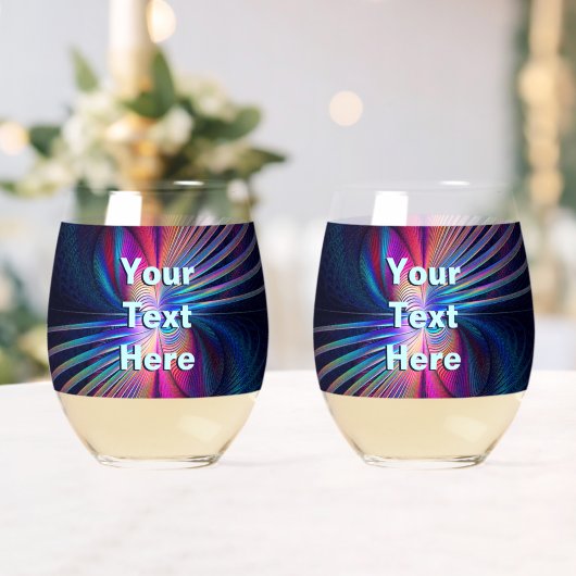 Structurele irrigatie wijnglas zonder voet (Insitu (Huwelijk))