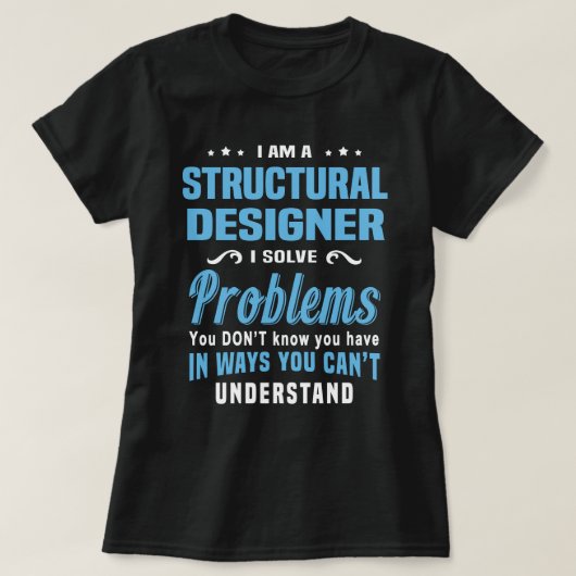 Structurele ontwerper t-shirt (Design voorkant)