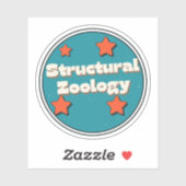 Structurele Zoölogie Sticker (Vel)