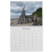 Structures Sasquatch Calendrier mural (Mar 2026)