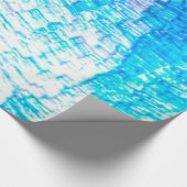 structuur aqua cadeaupapier (Hoek)