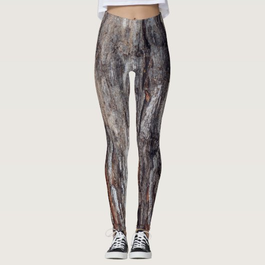 Structuur boomschors leggings (Voorkant)