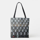 Structuur Canvas tas (Achterkant)