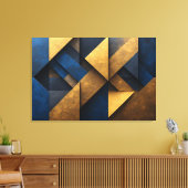 Structuur & Luxe Canvas Afdruk (Insitu (Woonkamer))