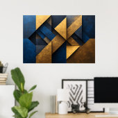 Structuur & Luxe Poster (Thuiskantoor)