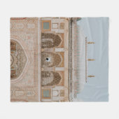 STRUCTUUR ONDER DUIDELIJKE SKY FLEECE DEKEN (Voorkant (Horizontaal))