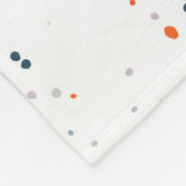 structuur patroonconfetti fleece deken (Hoek)