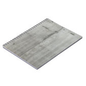 Structuur van betonnen wand notitieboek (Linkerzijde)