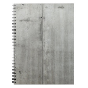 Structuur van betonnen wand notitieboek