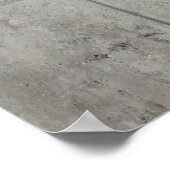 Structuur van betonnen wand poster (Hoek)