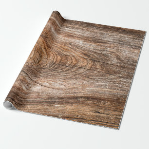 Structuur van de boom, ruw massief hout cadeaupapier