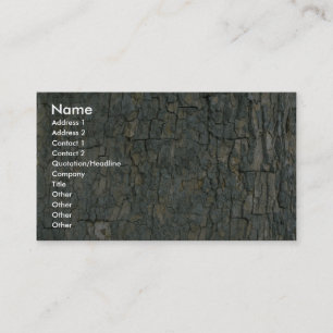 Structuur van de boomschors visitekaartje