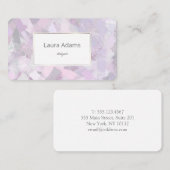 Structuur van de huidslag visitekaartje (Voorkant / Achterkant)