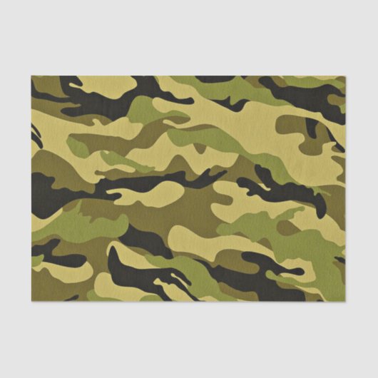 Structuur van het groene camouflage-leger tissuepapier (Voorkant)