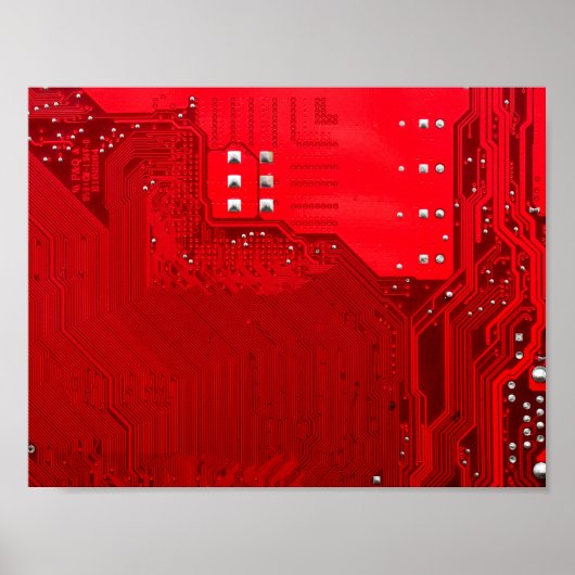 structuur van het patroon van het rode elektronisc poster (Voorkant)