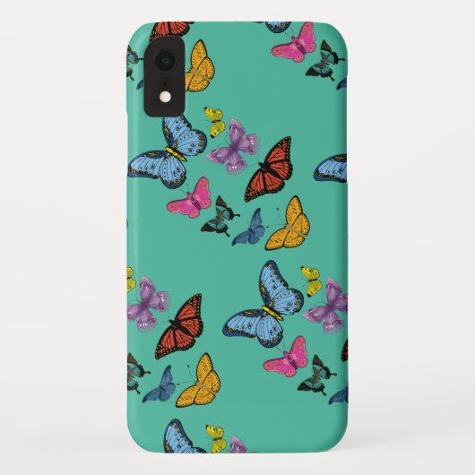 Structuur van het vlinderpatroon Case-Mate iPhone case (Achterkant)