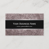 Structuur van oude houtoogbomen visitekaartje (Voorkant)