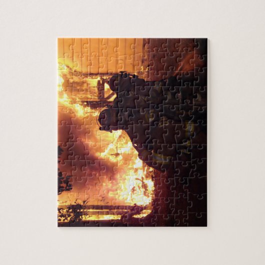 Structuur vuur legpuzzel (Verticaal)