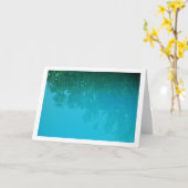 Structuurreflectie in poolachtergrond kaart (Gele Bloem)