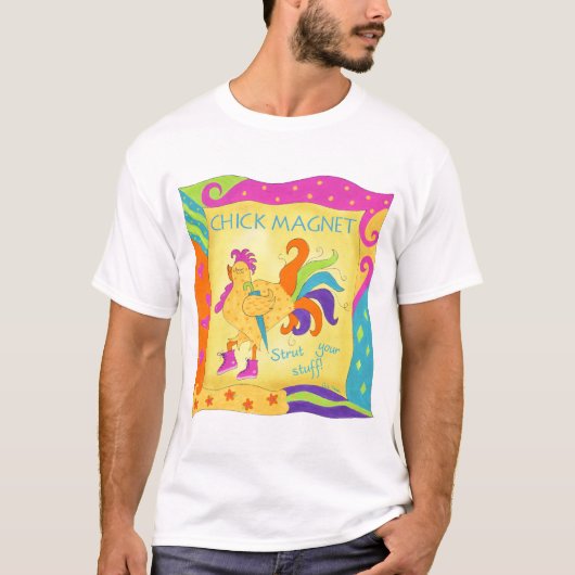 Struid je spullen met schotel t-shirt (Voorkant)