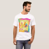 Struid je spullen met schotel t-shirt (Voorkant volledig)