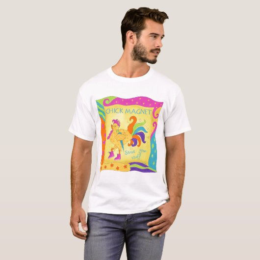 Struid je spullen met schotel t-shirt (Voorkant volledig)