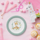 Struik Baby Kangaroo Baby shower Papier Bord (Feest)