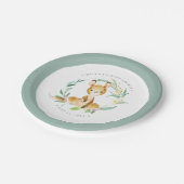 Struik Baby Kangaroo Baby shower Papier Bord (Gekanteld)