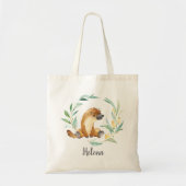 Struik Baby Platypus gepersonaliseerde Canvas tas (Voorkant)