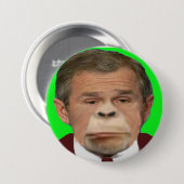 Struik Chimp Button (Voorkant /achterkant)