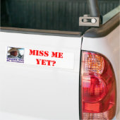 Struik-dank-u Bumpersticker (Op Truck)