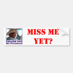 Struik-dank-u Bumpersticker