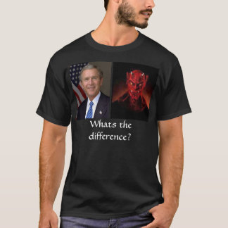 Struik en duivel, wat is het verschil? t-shirt