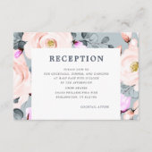 Struik en stoffige blauwe Waterverf Informatiekaartje (Voorkant)