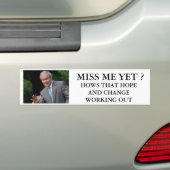 Struik, MISS ME NOG?, HOE HOOPT DAT HOOP EN CH... Bumpersticker (Op auto)