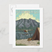Struik Plane Fishing New Mexico Briefkaart (Voorkant / Achterkant)