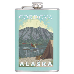 Struik Plane & Vist - Cordova, Alaska Heupfles