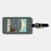 Struik Plane & Vist - Denali Nat'l Park, Bagagelabel (Voorkant horizontaal)